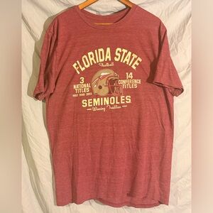 Florida State Seminoles Maroon T-Shirt blue 84